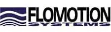 Logo of Flomotion Systems with wave design.