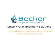 Logo for Becker Engineered Systems, specializing in smart water treatment solutions.
