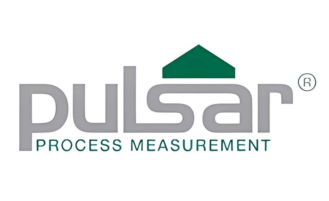 Logo of Pulsar Process Measurement with stylized text and a green roof shape.